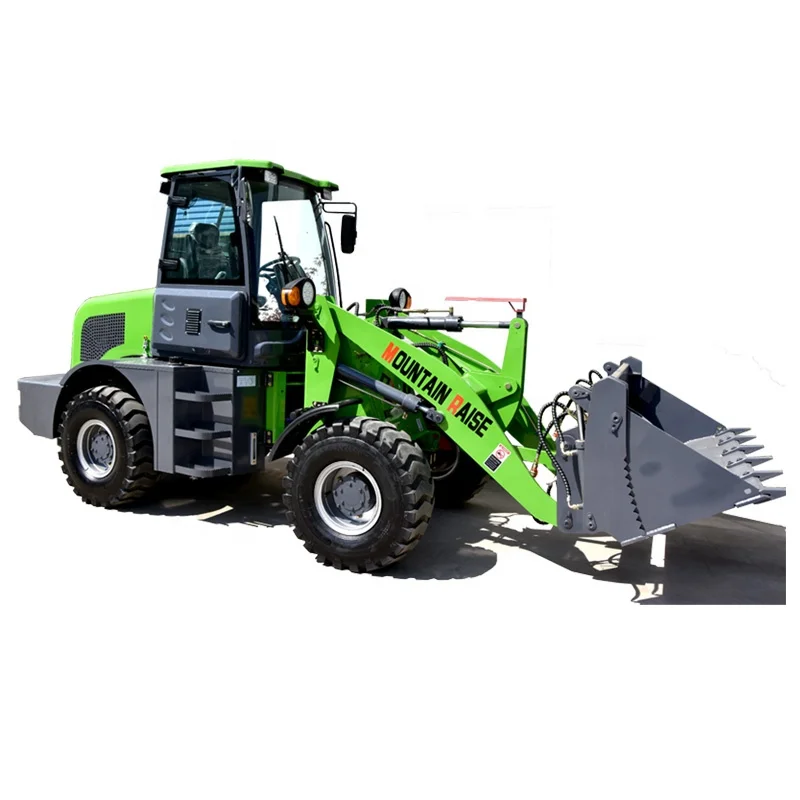 1.6ton mini wheel loader agriculture machinery equipment with air conditioner