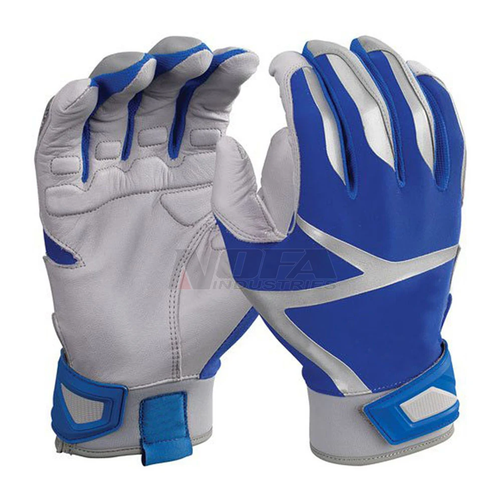 Top Quality leather durable grip batting gloves /Baseball batting equipment customized logo batting gloves