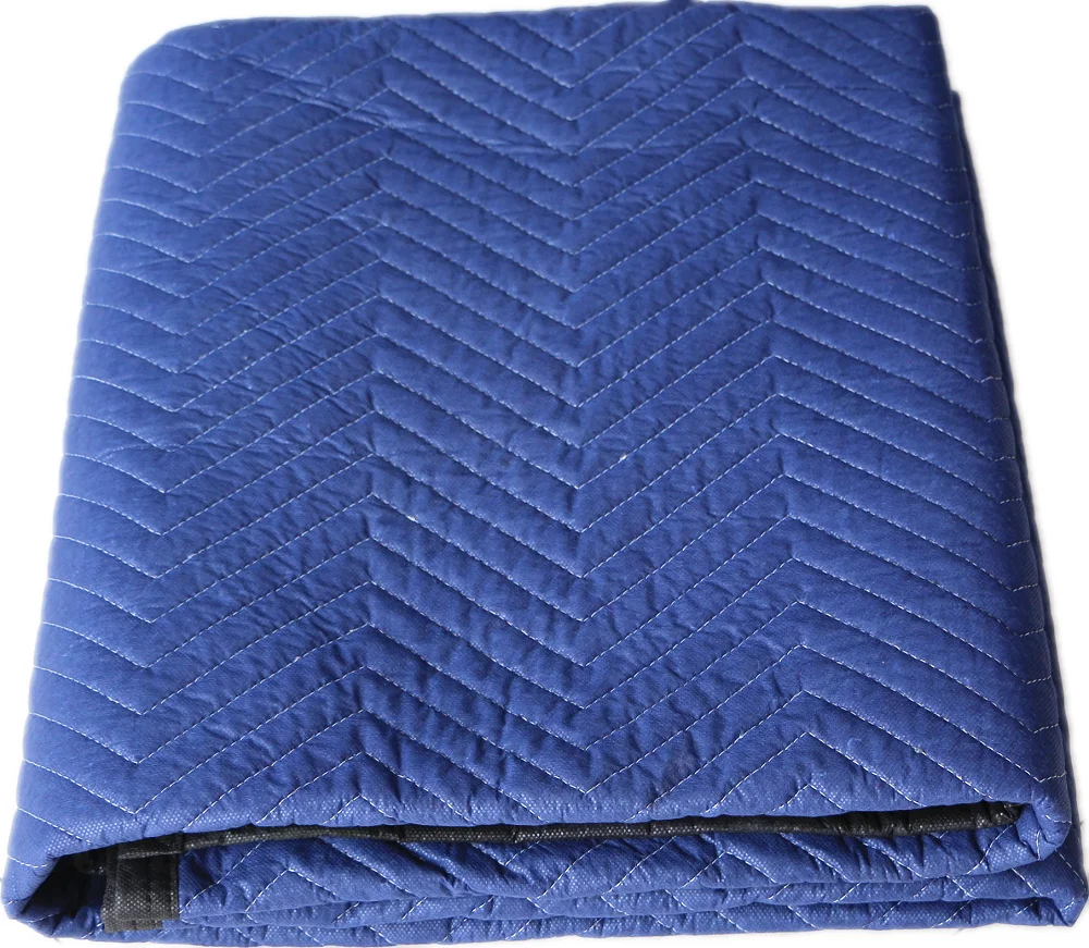 Wholesale moving &storage use quilted recycle moving blanket furniture pad with nonwoven fabric