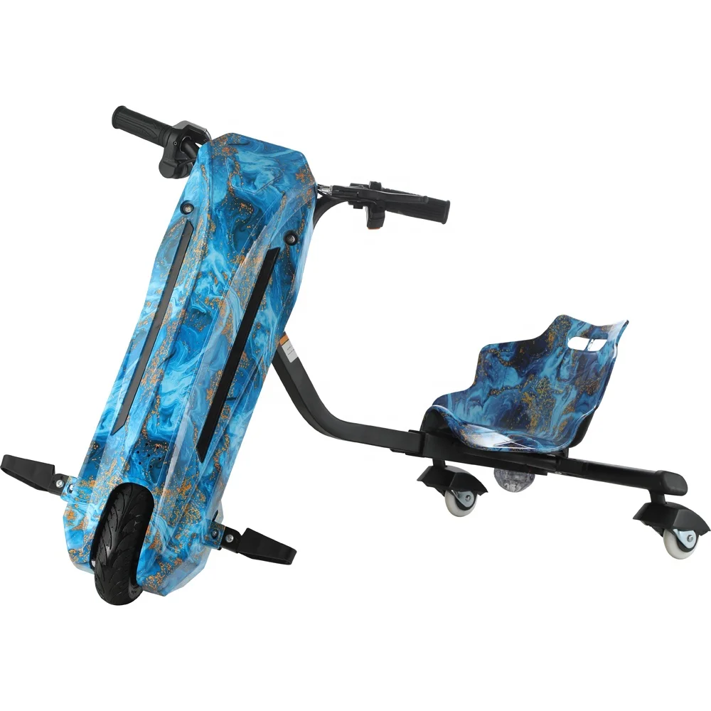 Kids 3 wheel electric drift trike scooter with led light  electric drifting scooter smart self-balancing electric scooter