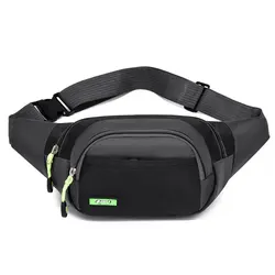 Brand New Anti Theft Luxury Green OEM Designer Men Woman Waist Bag Fanny Packs Custom