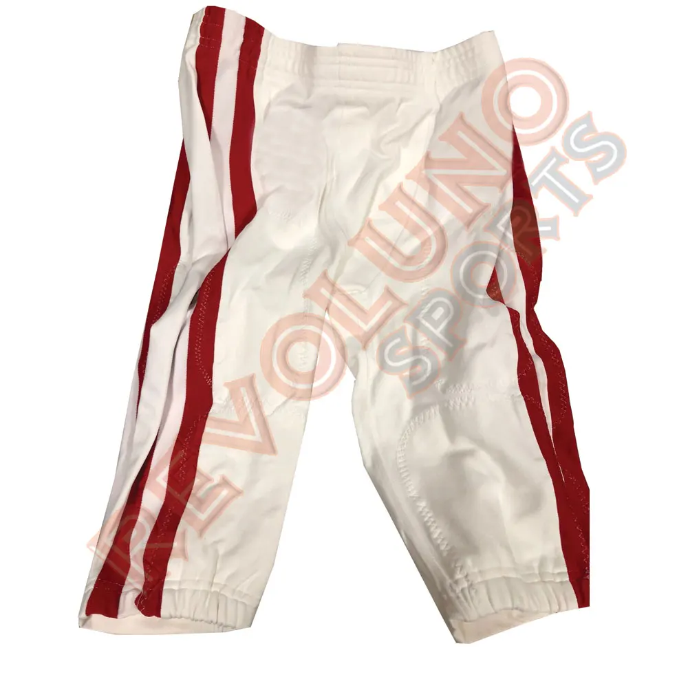 
Custom Made White Red American Football Pant 