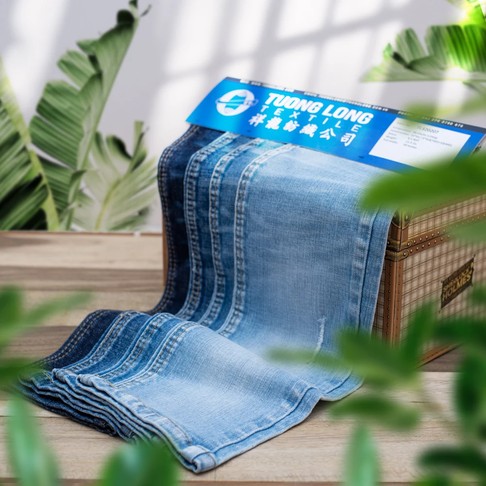 Best selling Denim Fabric / Cotton Denim with newest technique (TL620262) from Vietnam factory (Contact for more)