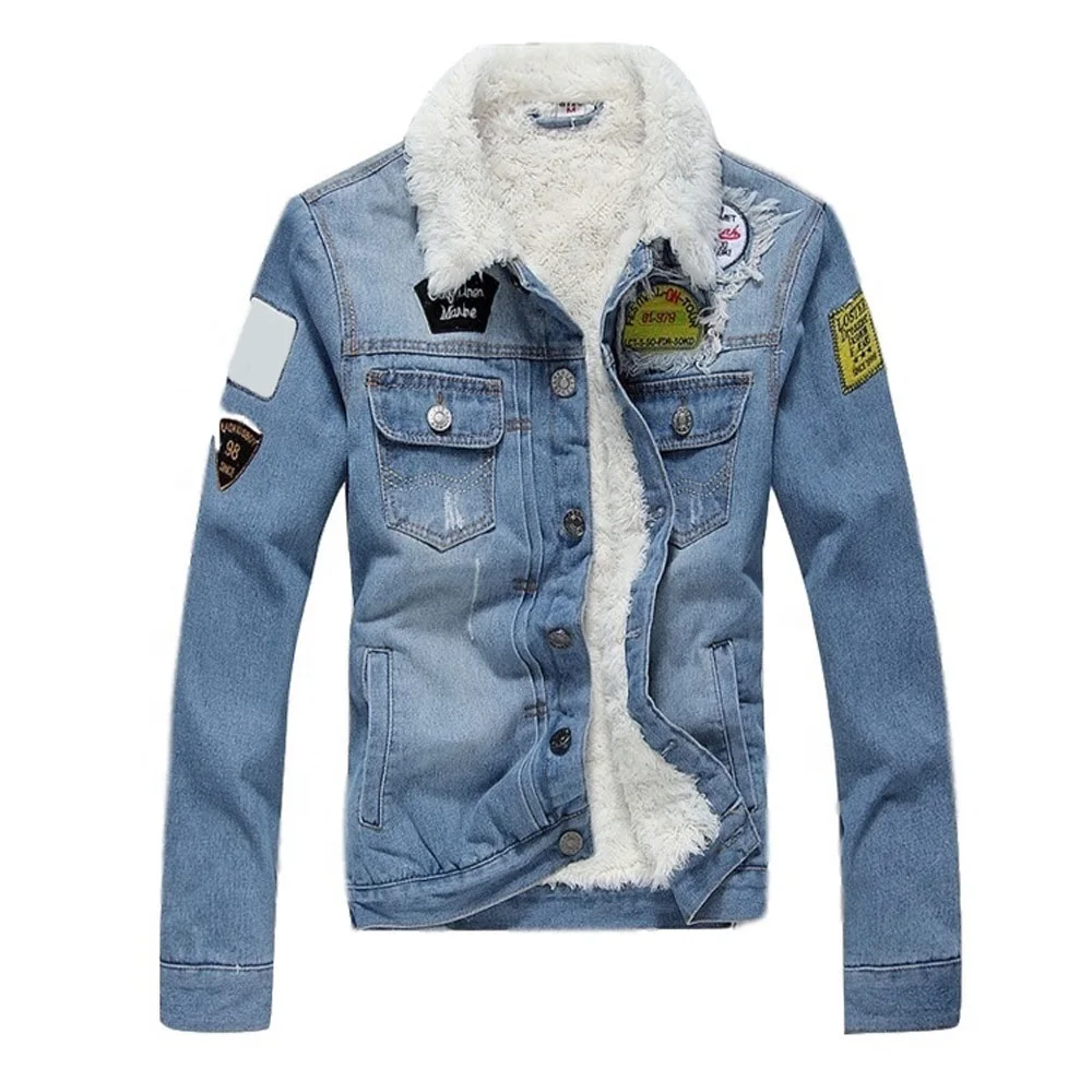 Весна стильный дизайн модная спортивная уличная одежда голубые джинсы мужские джинсовые бейсбольные куртки для мальчиков Отзывы 4 01