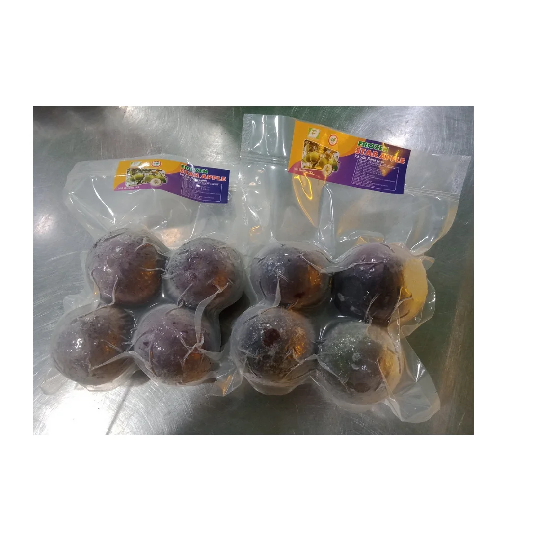 > 100 gram/ fruit Whole Shape 24 months Shell Life Sweet Taste Year Round Season Frozen Star Apple Export From Vietnam