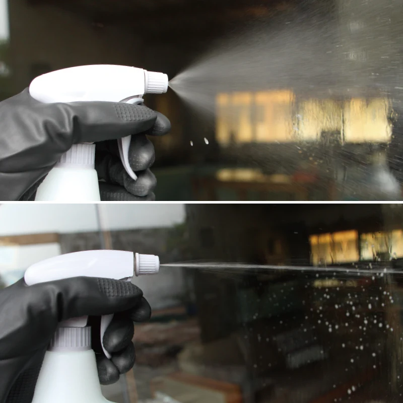 Home cleaning tools accessories 500ml plastic chemical resistant spray bottle with trigger nozzle for window cleaner