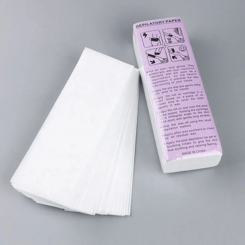 Wholesale factory price non woven disposable wax strip hair removal depilatory paper