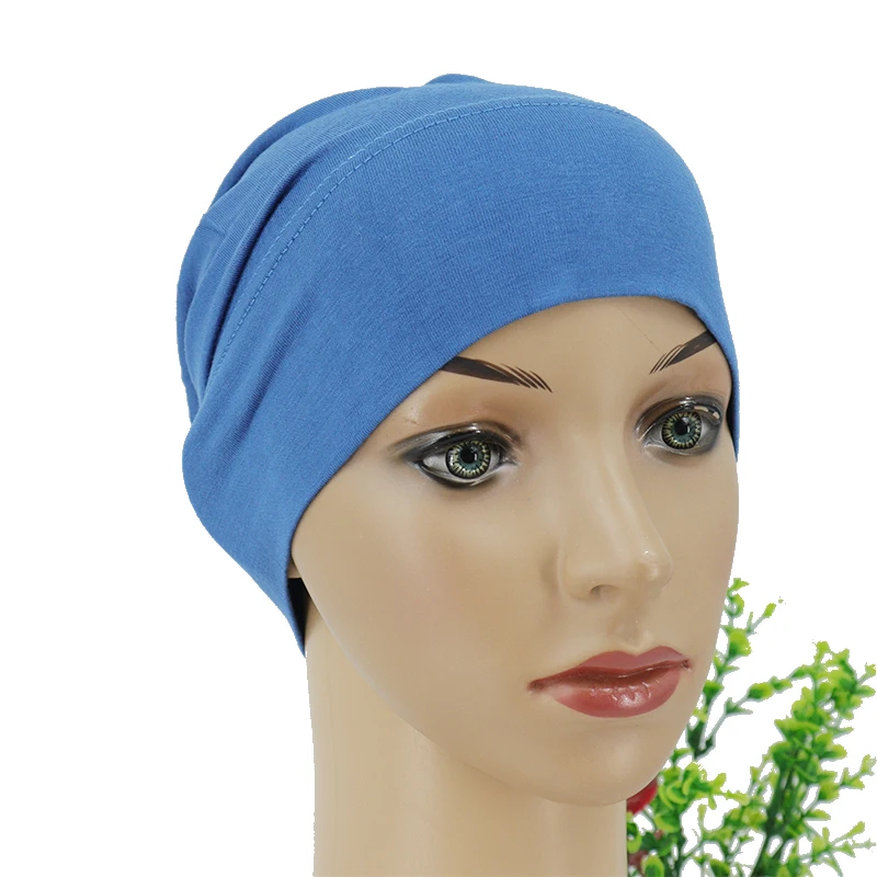 2018 Модный Новый головной убор, внутренняя трикотажная шапка, Нижний шарф, Женский хиджаб, шляпа, оптовая продажа