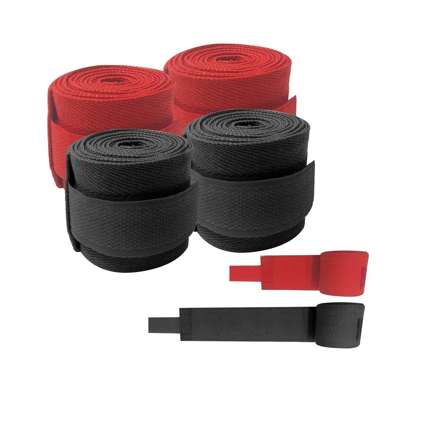 Boxing Cotton Hand Wraps Hand Protections Custom Logo Printing Elasticated Cotton Quick Boxing Hand Wraps with customized logos