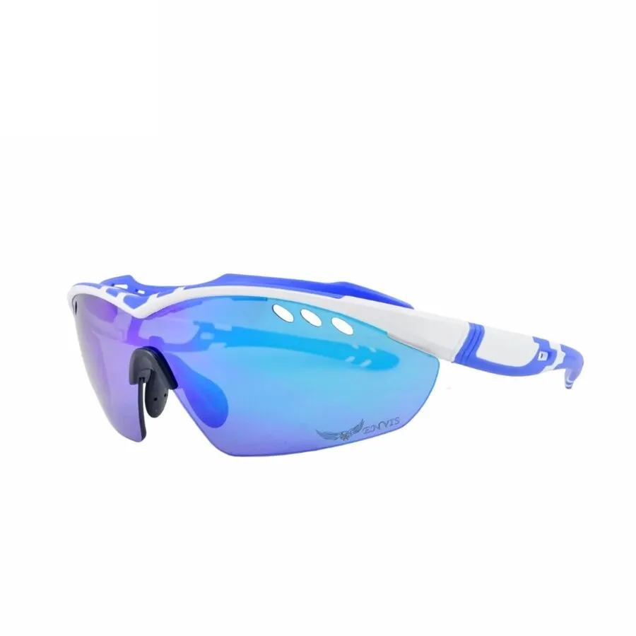 Borjye J127B Anti fog laser logo uv400 blue lens polarized sunglasses