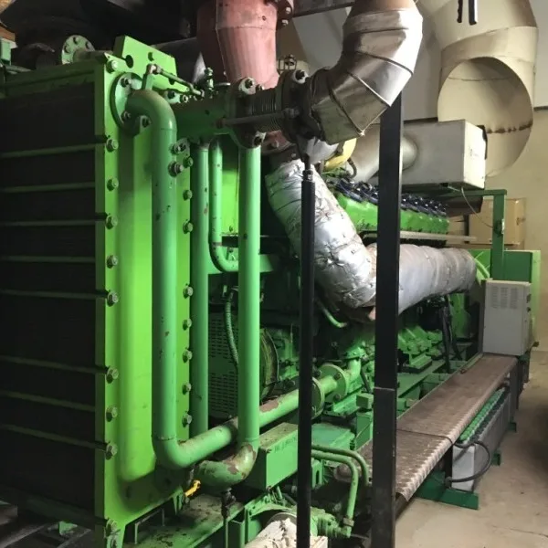 Подержанные 2x2000 кВт газовые электростанции Jenbacher JMS 616 GS-C05