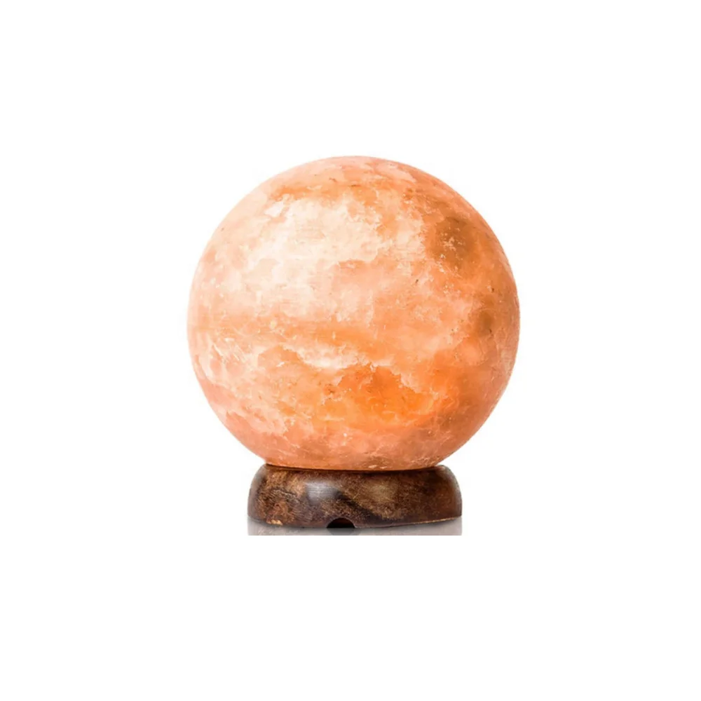 Hand-carved Natural Himalayan Salt Lamps with Wooden Base Unique Shapes for Home Decoration for Feng Shui or Love Style