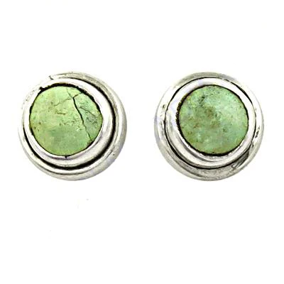Beautiful Handmade 925 Sterling Silver Turquoise Round Designer Earrings Dangle Gemstone Jewelry Silver Jewelry Gift For Her