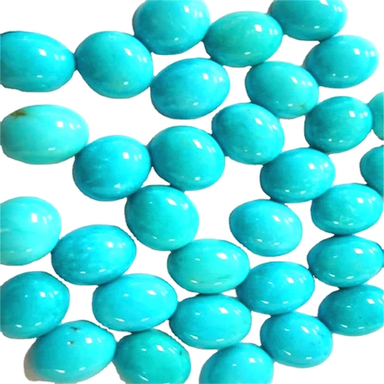 Rare turquoise cabochon stones  100% Natural Turquoise Gemstone