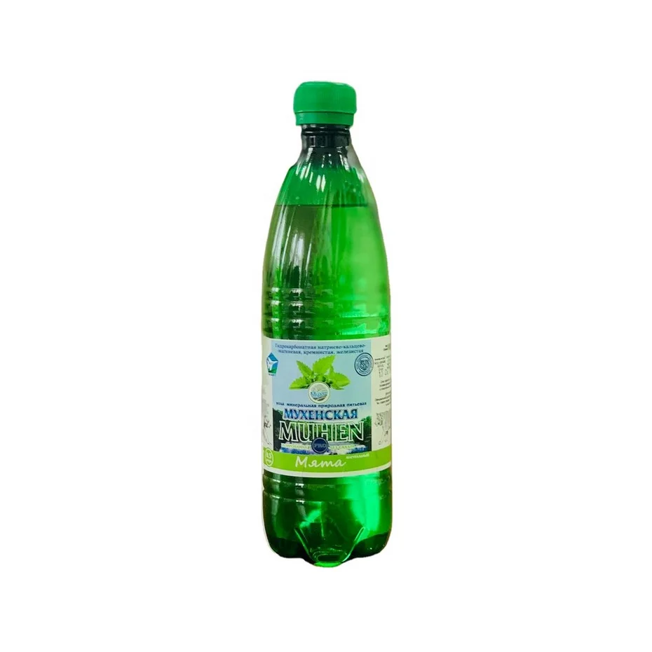 
0,5 L Muhenskaya PRO mint mineral nature sparkling flavoured water intended for medical-prophylactic drinking 