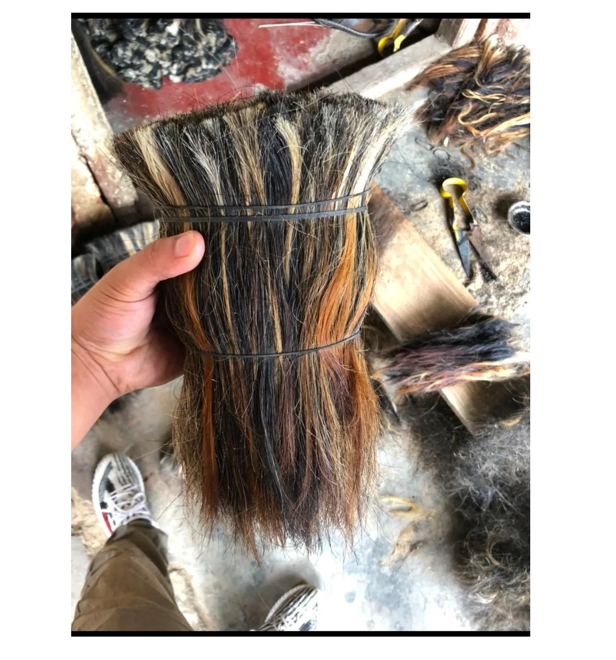 Best quality cow and  Buffalo and Horse tail hair brushes  for export Manufacturer of Cow Buffalo Tail Hair Natural Cattle