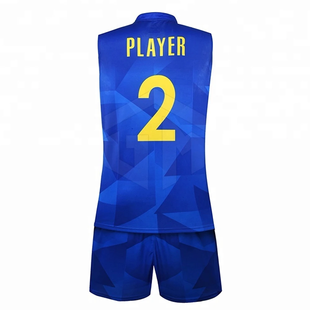  Оптовая продажа дизайнерская спортивная форма для волейбола без рукавов