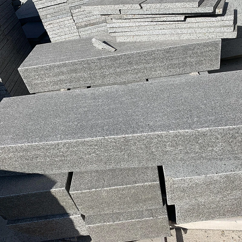 Samistone Новый G684 черный натуральный гранит скошенный готовый камень