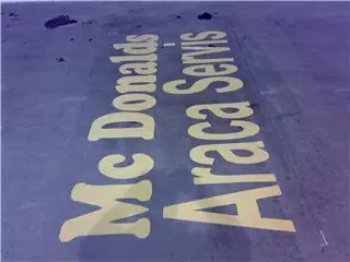 Two components road marking paint In order to save people and organizations, tired of renewing road paint in the same area