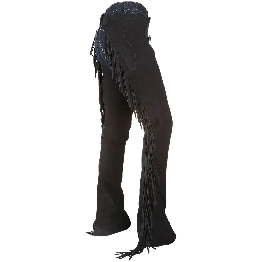 Design for performance and fashion Premium black PU Leather Horse Riding Full Chaps