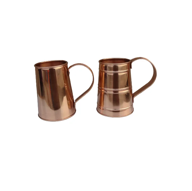 Copper Beer Stein Mug Stainless Steel Copper Plated 32 Oz Beer Mug Handcrafted Heavy Gauge Copper Beer Steins