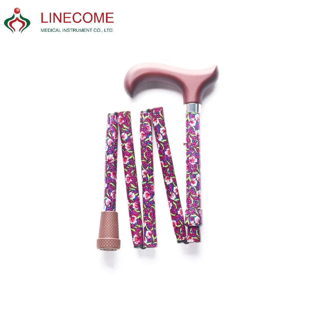 Foldable Vibrant Styles Aluminum Crutches Lightweight Cane Walking Stick Purple Morris LCMS-572-007-077BR