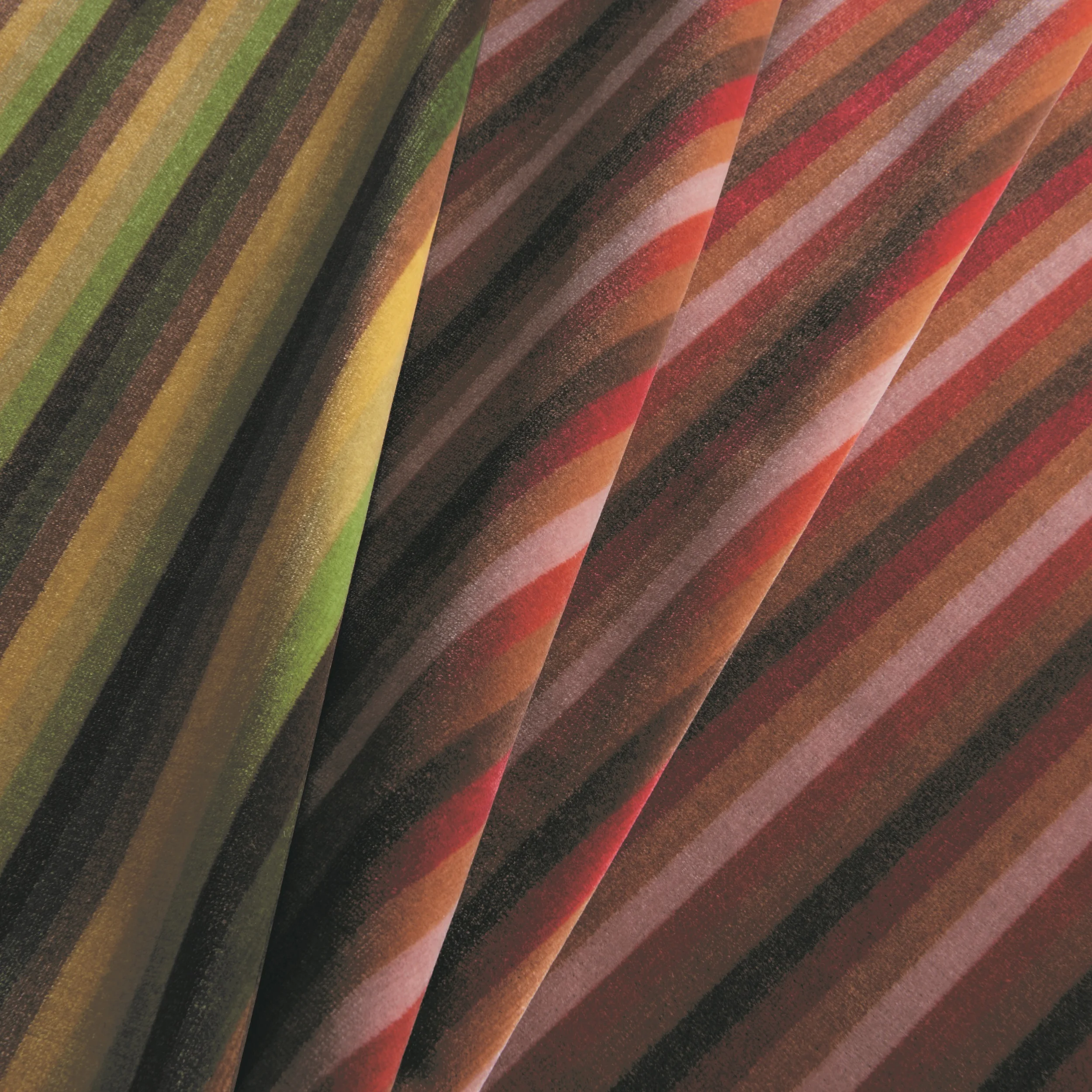 Casual and nostalgic moquette striped fabric. It is a very cute chair upholstery fabric made by Japan.