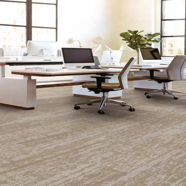 Wholesale Removable PP Material PVC Backed Loop Pile Carpet Tiles in Guangzhou