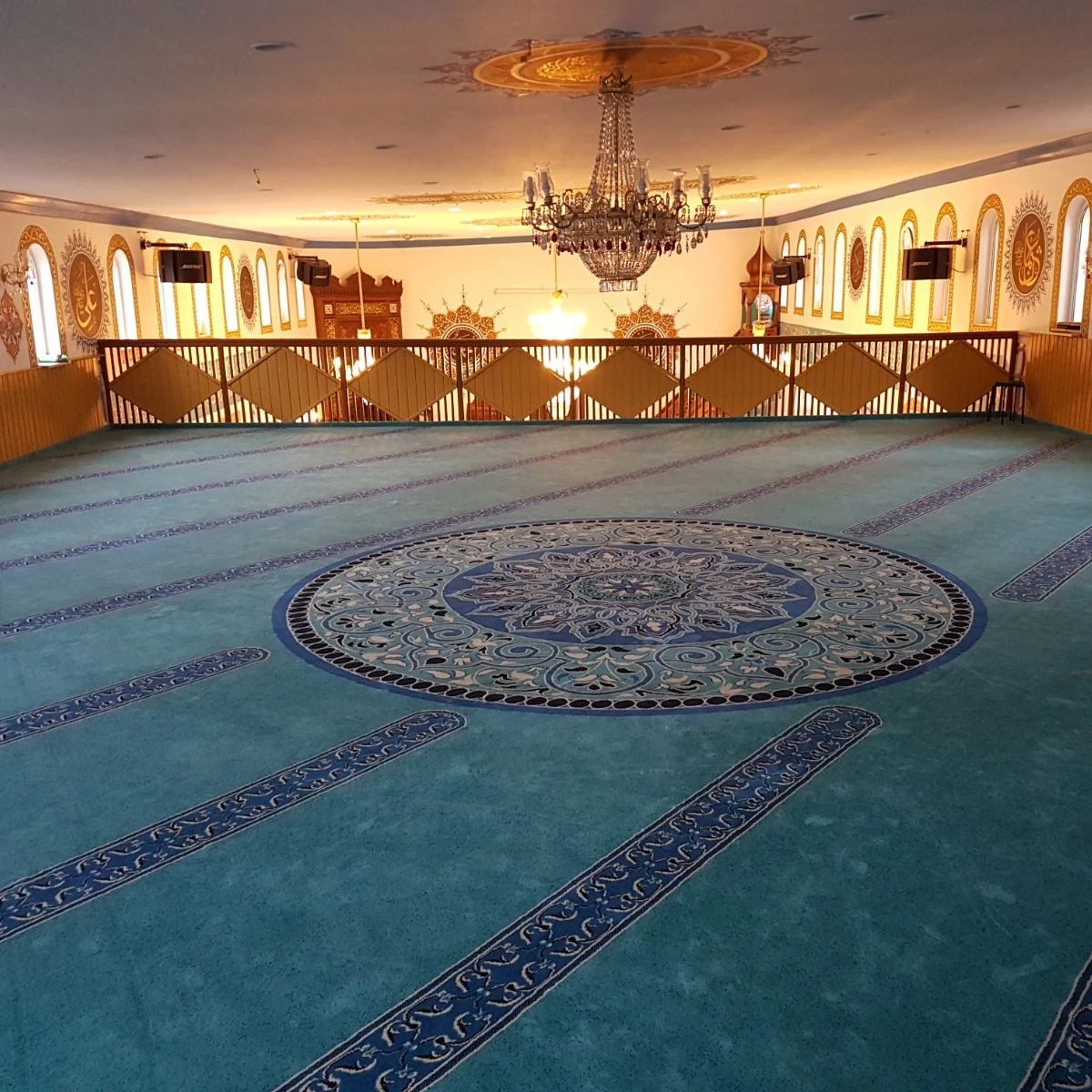 Top quality Muslim carpet prayer Mosque carpet wholesale best quality and best price Wall to Wall Mosque Carpet