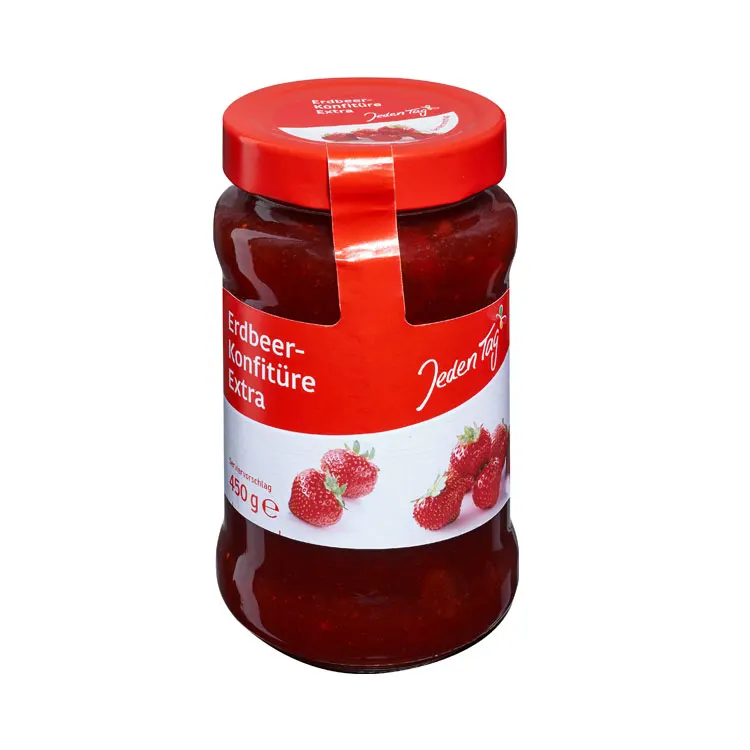 Сделано в Германии OEM поставка Премиум качество клубника Jam 450gm для