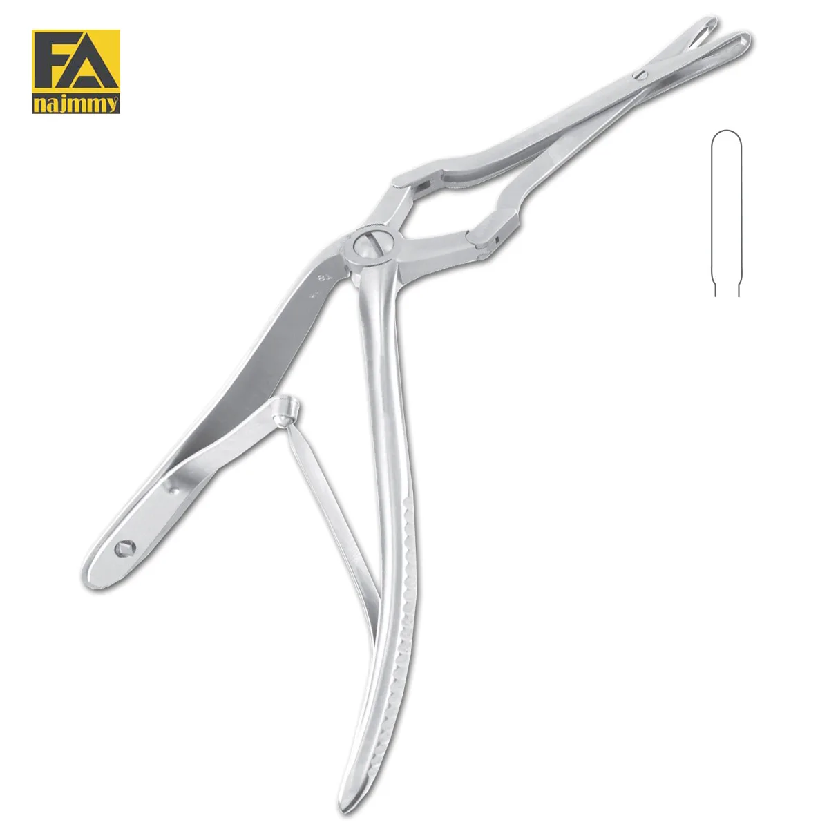 Middleton Jansen Septum Forceps Manual Surgical Instrument in Stainless Steel Durable Metal Material