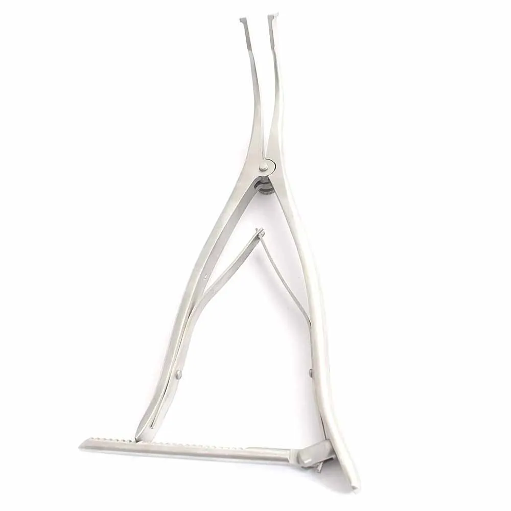 
Stainless Steel Lamina Spreader for Laminectomy Surgery 28mm Opening Jaw Serrated Orthopedic Instruments 