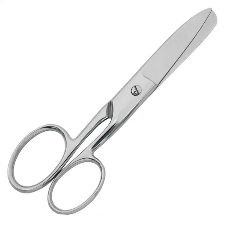 Ножницы для шитья 8 дюймов, из нержавеющей стали, серебристого цвета, для правшей, ножницы для изготовления платьев, прямые ножницы для шитья