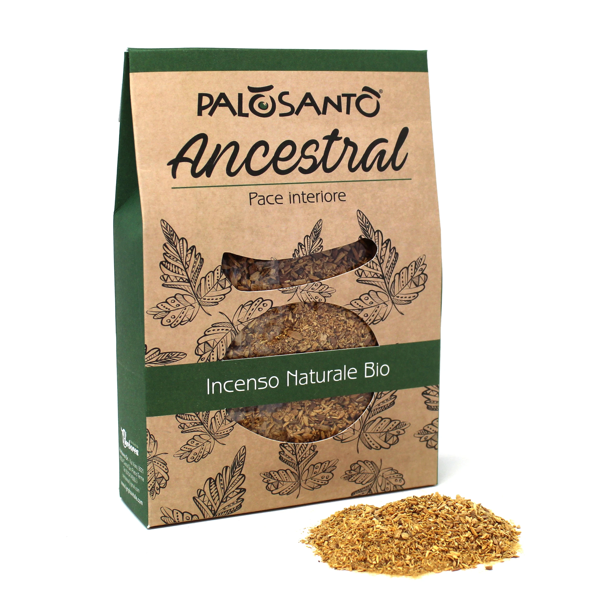 Strong Aroma Incense Wood from Peru - Palo Santo Powder - Private Label PALOSANTO Ancestral - 80 gr per Pack