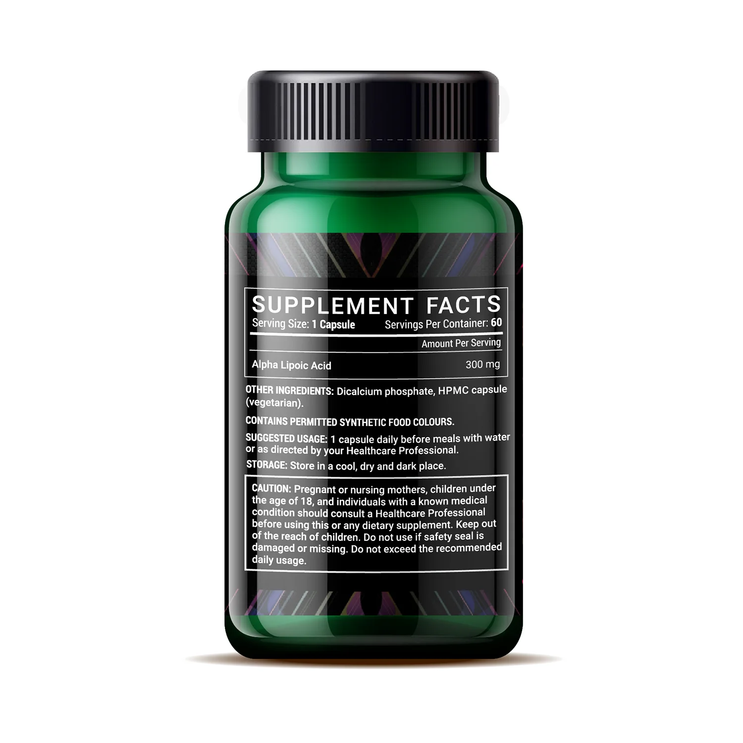 Alpha Lipoic Acid Powder Capsules 300mg Antioxidant Pill Premium Pharmaceutical Grade Supplement Manufacturer OEM Bulk GMP ISO