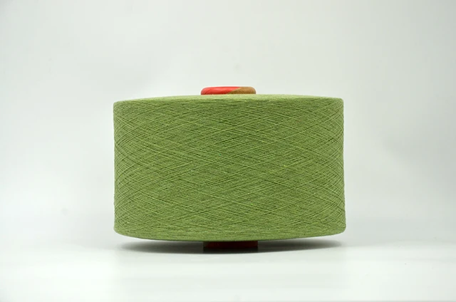 From Vietnam fancy yarn GRS Certification Dyed Blended CVC Cotton Socks Yarn Technics Style Fabric Pattern