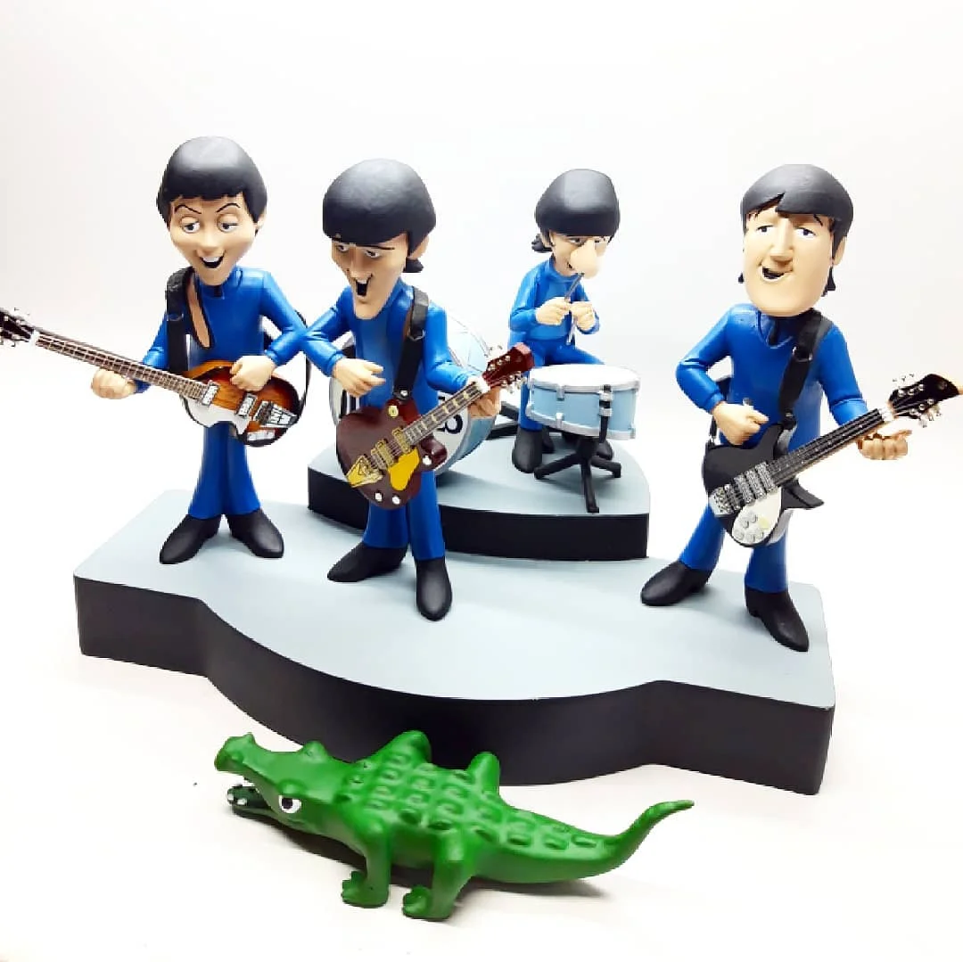 Miniature Action Figure The Beatls Set concert
