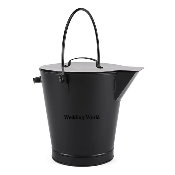 Metal Kindling Bucket Premium Quality Handmade Designer Coal Bucket Classic Stylish Wholesale New Metal Ash Bucket