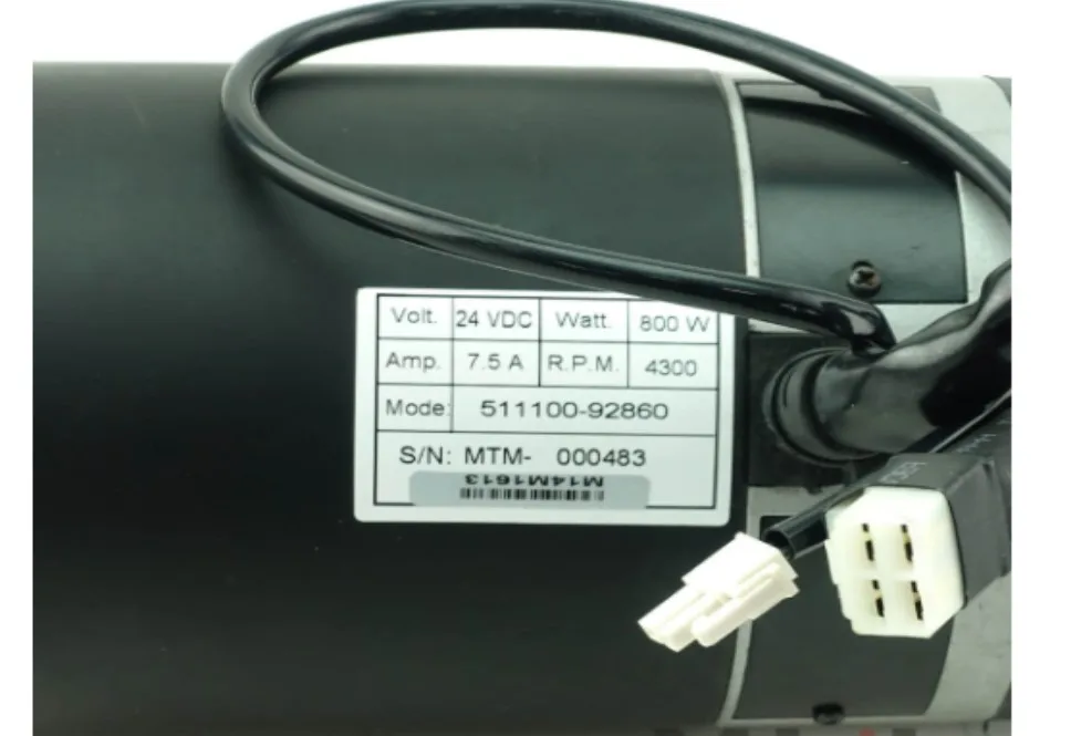 Motor 800W 4300RPM 511100-92860 incl. a brake ACY001BF 2DX0X148002  for HS928 Mobility Scooters