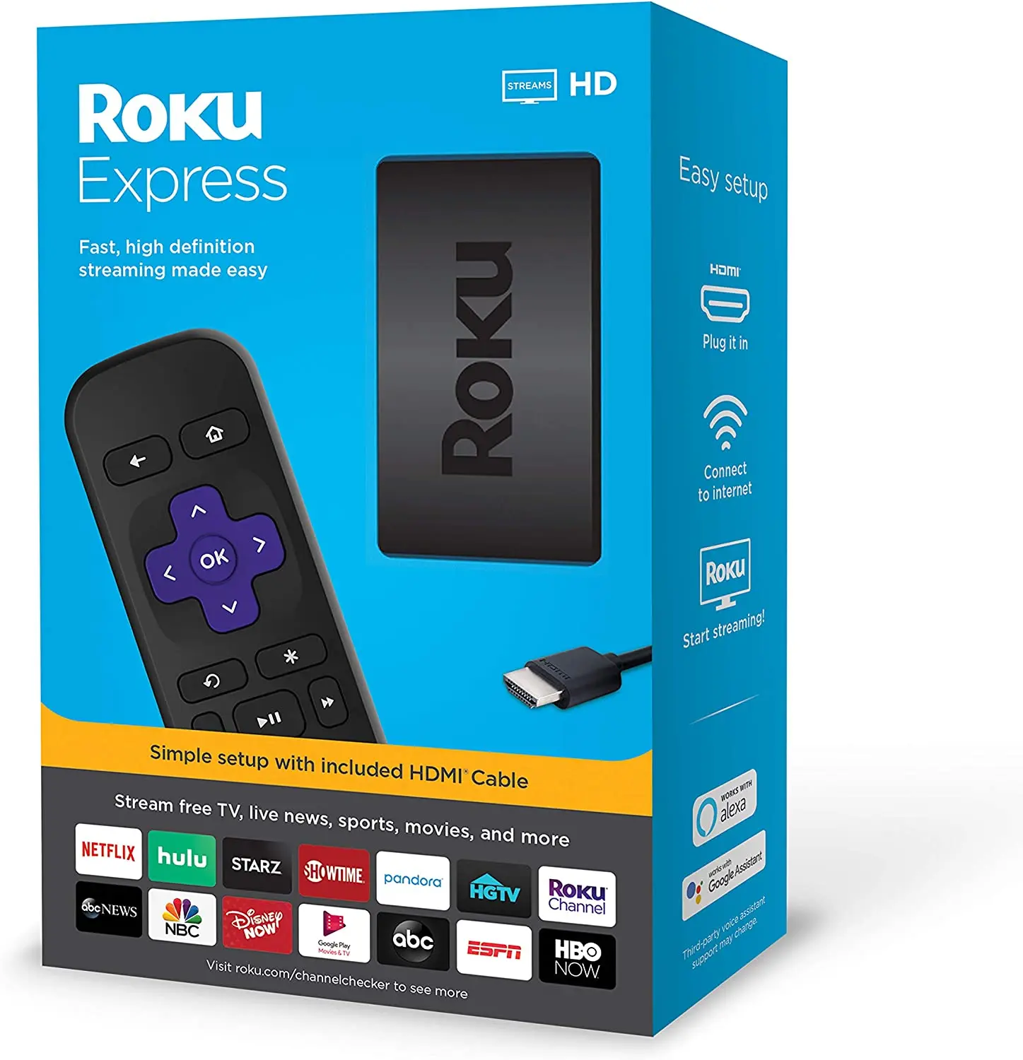 BUY 100 GET 50 FREE Roku Streaming Stick + HD 4K HDR / Roku 4K HD / Roku 4630R Premiere+ 4K HDR Streaming Media Player