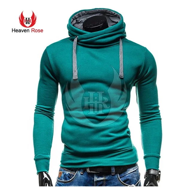 Plain Gray Design Jumper Casual Long Hem Bottom Unisex Sweatshirt Hoodie Pullover Hoodies Cotton/Polyester