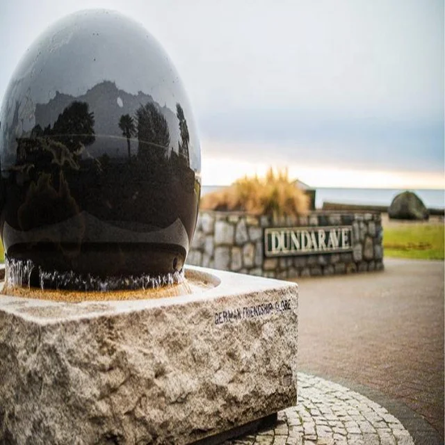 floating granite globe fountain