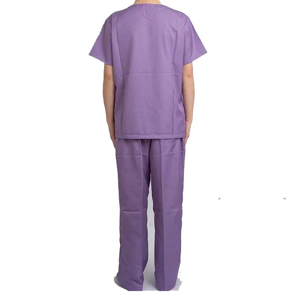 Professionals sale in the world Factory OEM Elastic Women V Neck Short Sleeve Nurse Uniform with comfortable Scrub Uniform