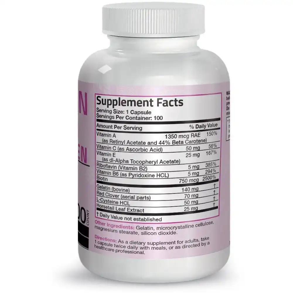 Волосы, кожа и ногти для женщин-100 капсул