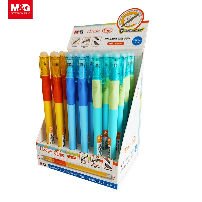 Sensitive Disappearing Ink Erasable Gel Pens Easy Start Ergonomic Grip Rubber Coating Refillable Erasable Roller Ball Pens