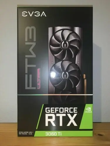Hot selling Brand New EVGA GeForce 3060 RTX Ti FTW3 ULTRA GAMING 8GB GDDR6 GPU (08G-P5-3667-KL)