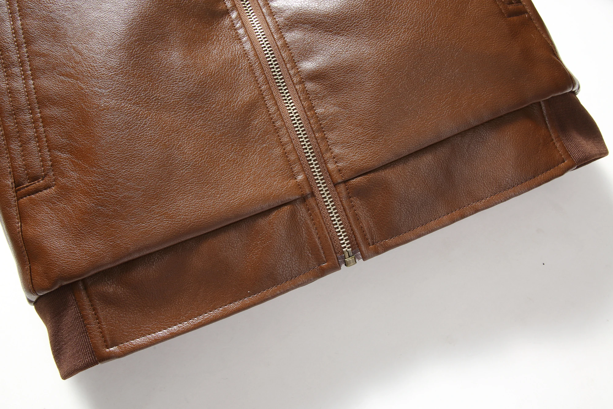 Мужская авиаторская коричневая летная куртка-бомбер из натуральной овечьей кожи B3