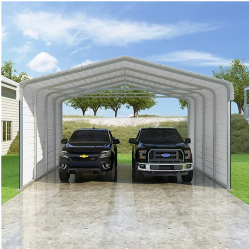 wholesale 10x20  garden shed foldable portable steel metal frame carport canopy outdoor for car parking