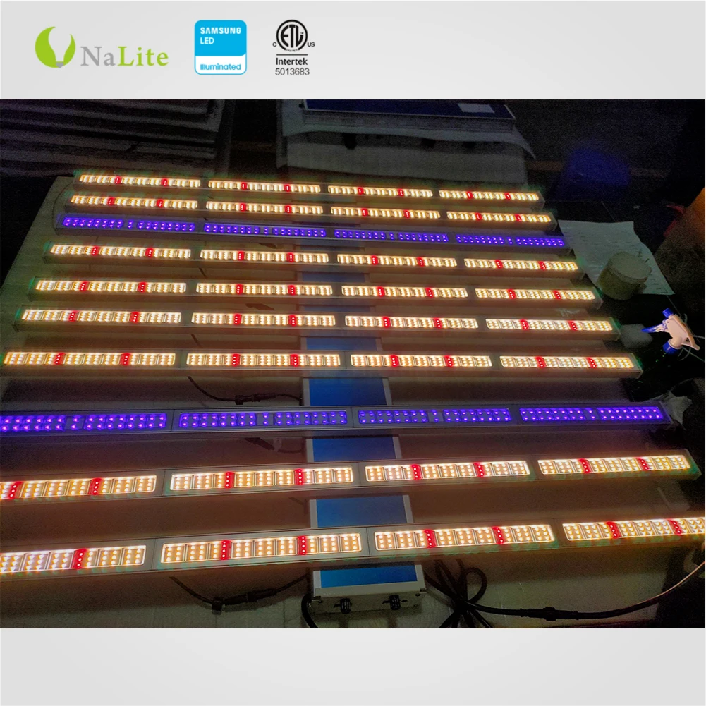  Nalite 2021 600W 720W 6500K 3000K Samsung Lm301H 10 бар 4 канала Ультрафиолетовый Ir Led Grow