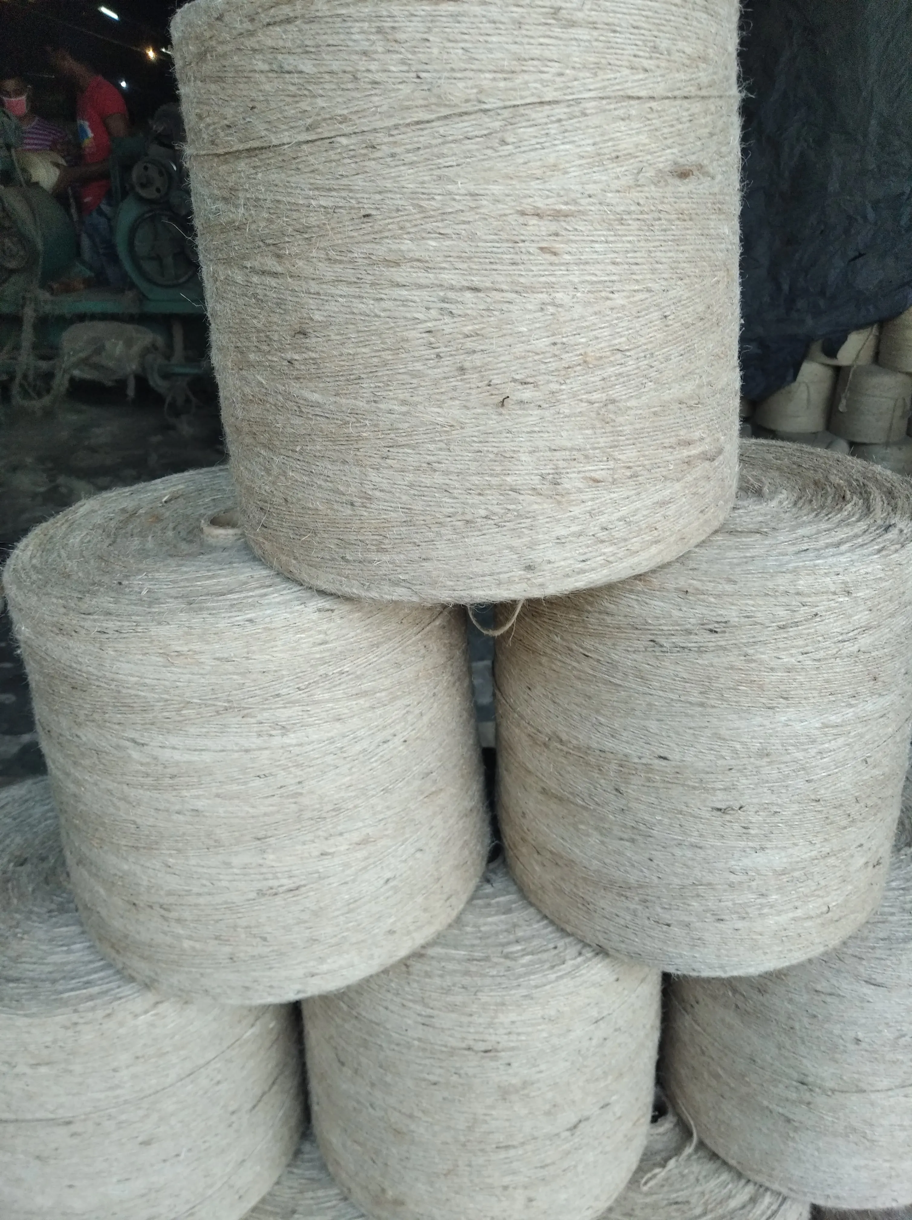 Водонепроницаемая Экологически чистая джутовая пряжа из Бангладеш, оптовая продажа